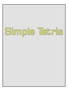 game pic for Simple Tetris